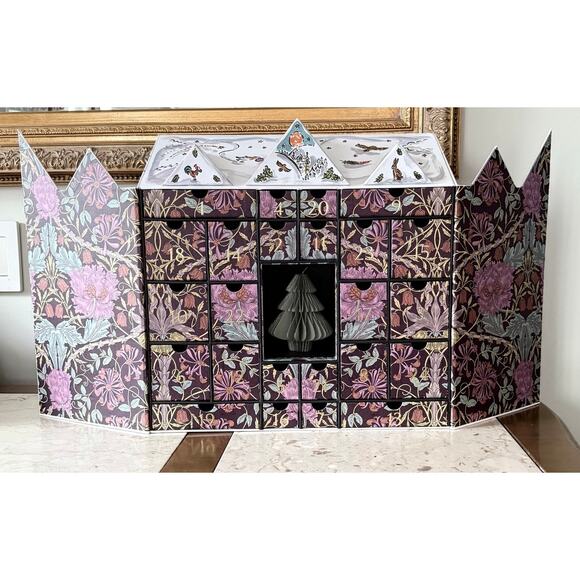 Liberty London Advent Calendar Box 2024 Christmas EMPTY Contents 25 Day READ - Picture 12 of 12